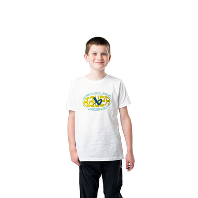 Bauer Graphic Shortsleeve Junior Shirt - White - TheHockeyShop.com