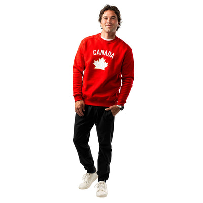 Bauer, Bauer Hockey, Hockey Canada, Crewneck, Bauer Crewneck, Hockey Canada Crewneck, Bauer Hockey Canada Crewneck, Team Canada, Team Canada Apparel, Bauer Team Canada Crewneck