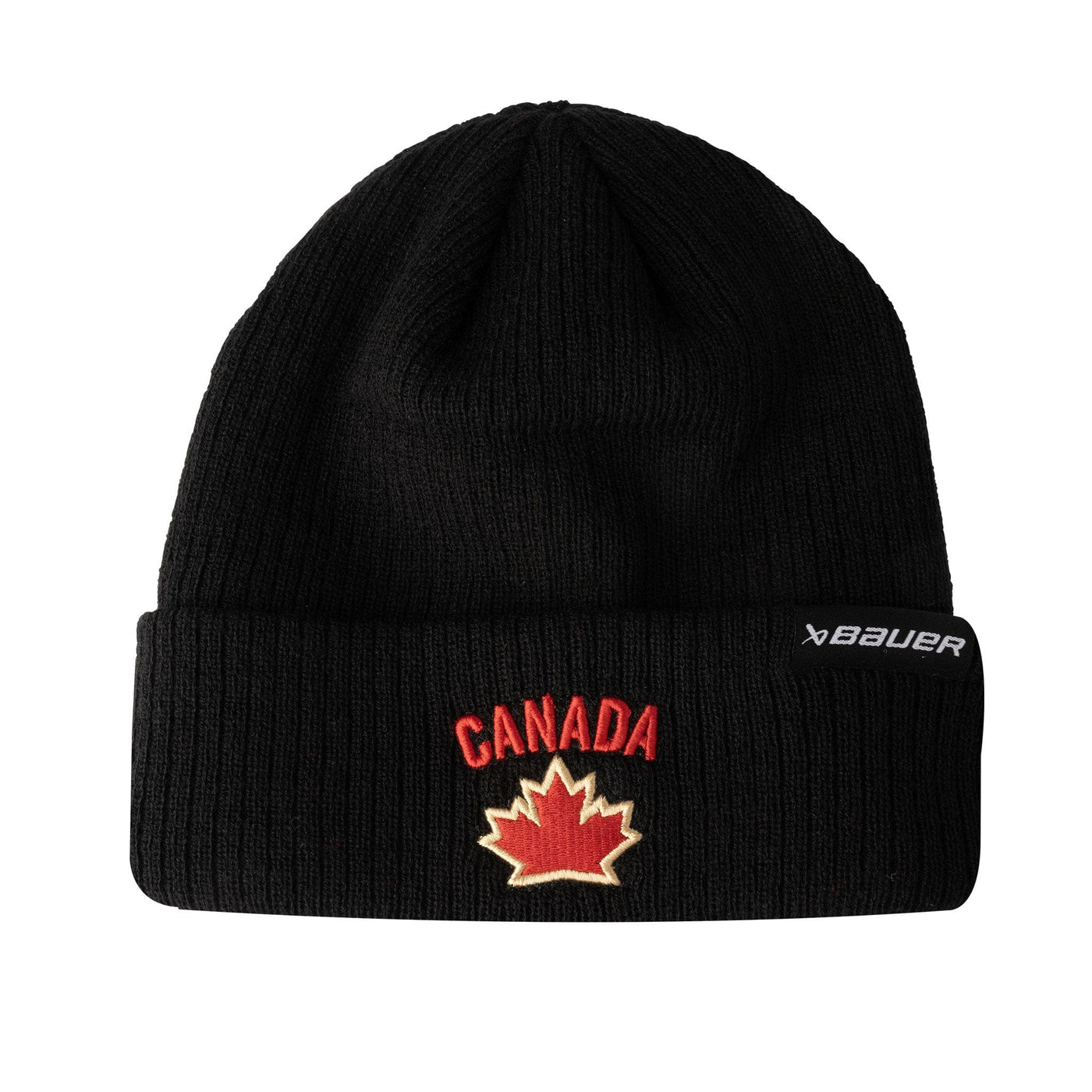 Bauer, Bauer Hockey, Hockey Canada, Ribbed Toque, Bauer Ribbed Toque, Bauer Hockey Canada Ribbed Toque, Hockey Canada Ribbed Toque, Team Canada, Team Canada Ribbed Toque, Bauer Team Canada, Hockey Canada Apparel, Team Canada Apparel