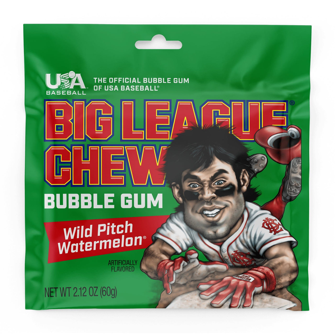 Big League Chew Watermelon Bubble Gum - TheHockeyShop.com