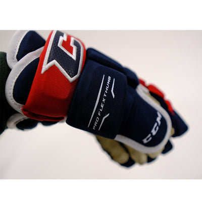 CCM Tacks 4R Pro Team Senior Hockey Gloves - TheHockeyShop.com