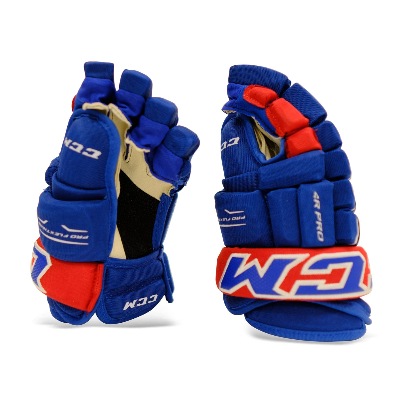 CCM Tacks 4R Pro Team Senior Hockey Gloves - TheHockeyShop.com