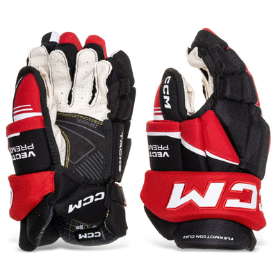 CCM Tacks Vector Premier Junior Hockey Gloves - TheHockeyShop.com