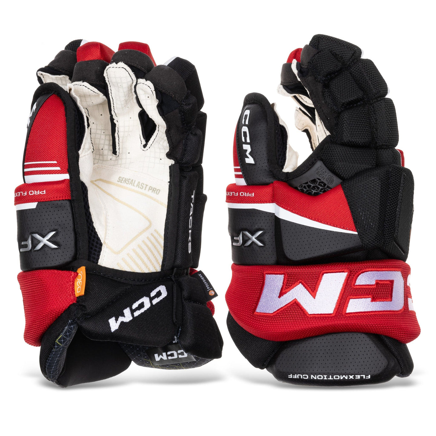 CCM Tacks XF Pro Junior Hockey Gloves - TheHockeyShop.com