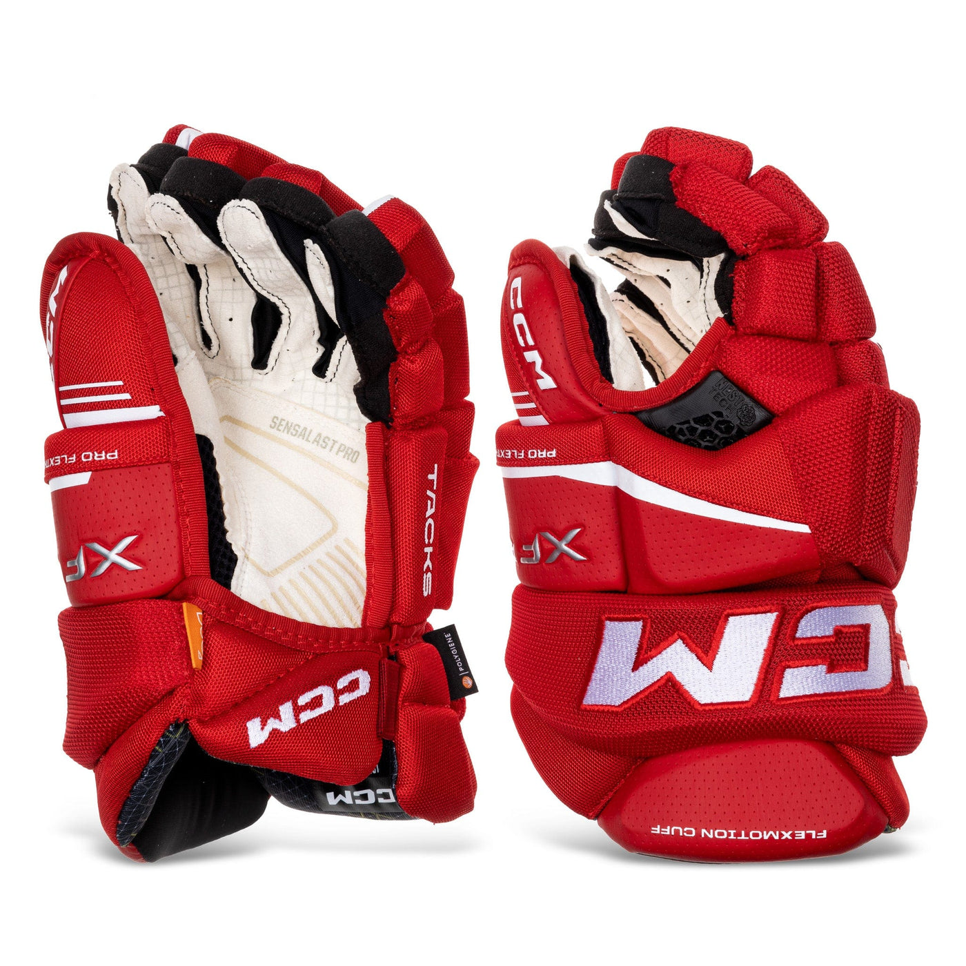 CCM Tacks XF Pro Junior Hockey Gloves - TheHockeyShop.com