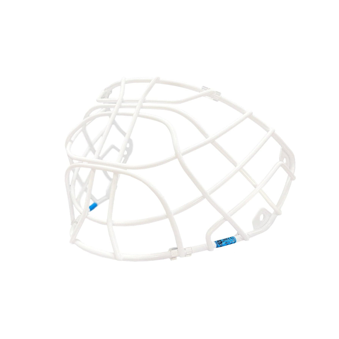 CCM Axis XF Series Pro Certified Cat-Eye Goalie Cage - White - TheHockeyShop.com