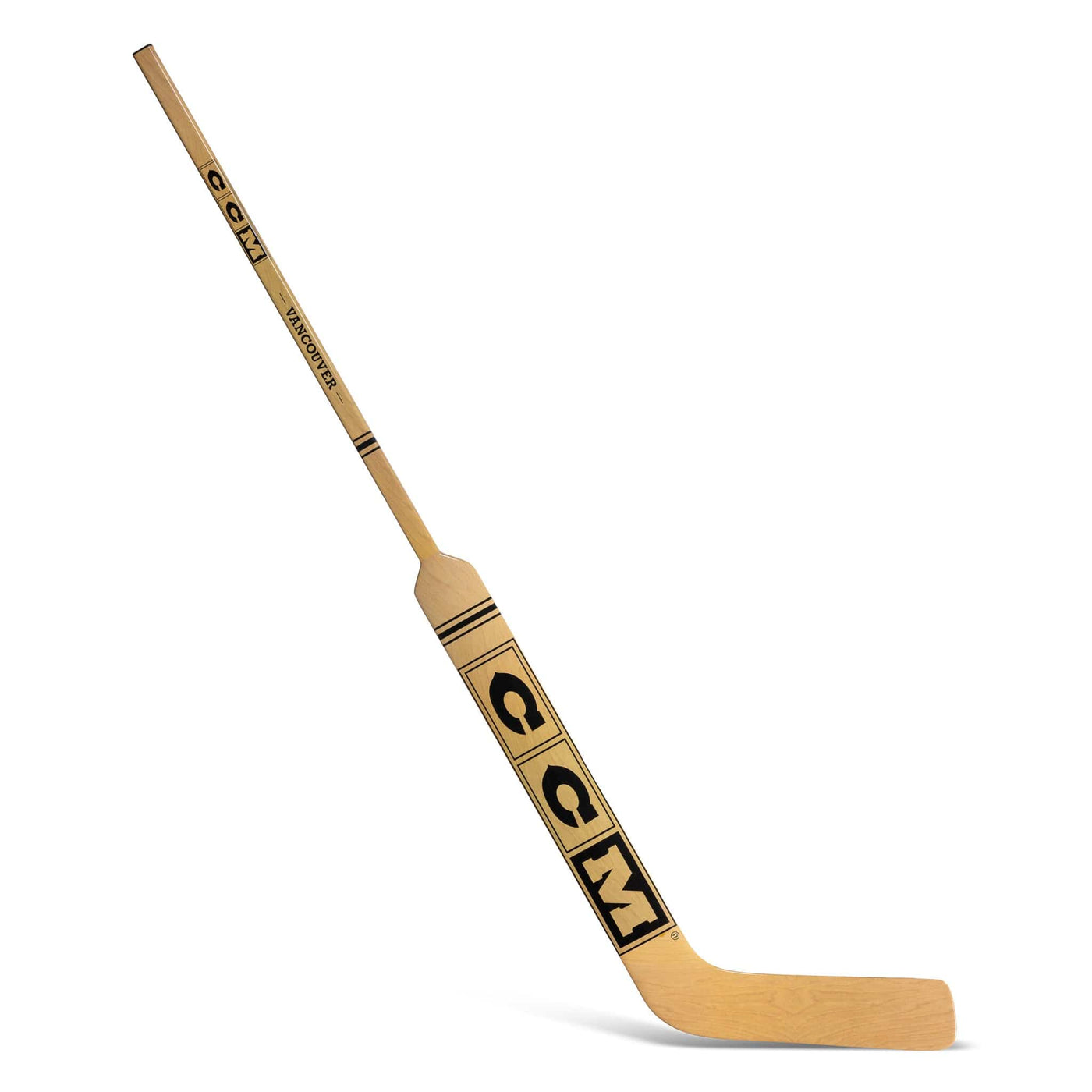 CCM Extreme Flex 5 Pro Stock Senior Goalie Stick - Thatcher Demko Canucks Retro - TheHockeyShop.com