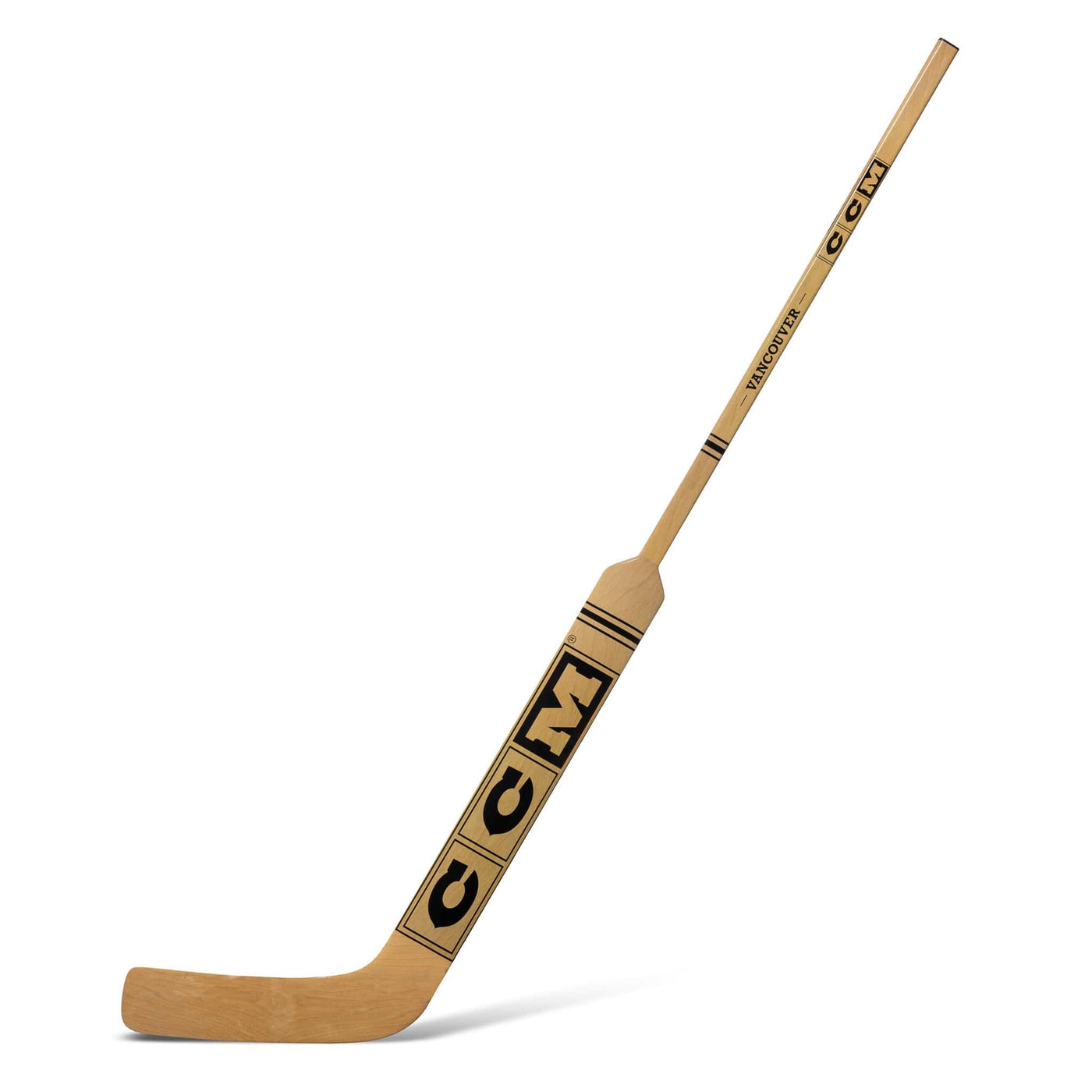 CCM Extreme Flex 5 Pro Stock Senior Goalie Stick - Thatcher Demko Canucks Retro - TheHockeyShop.com