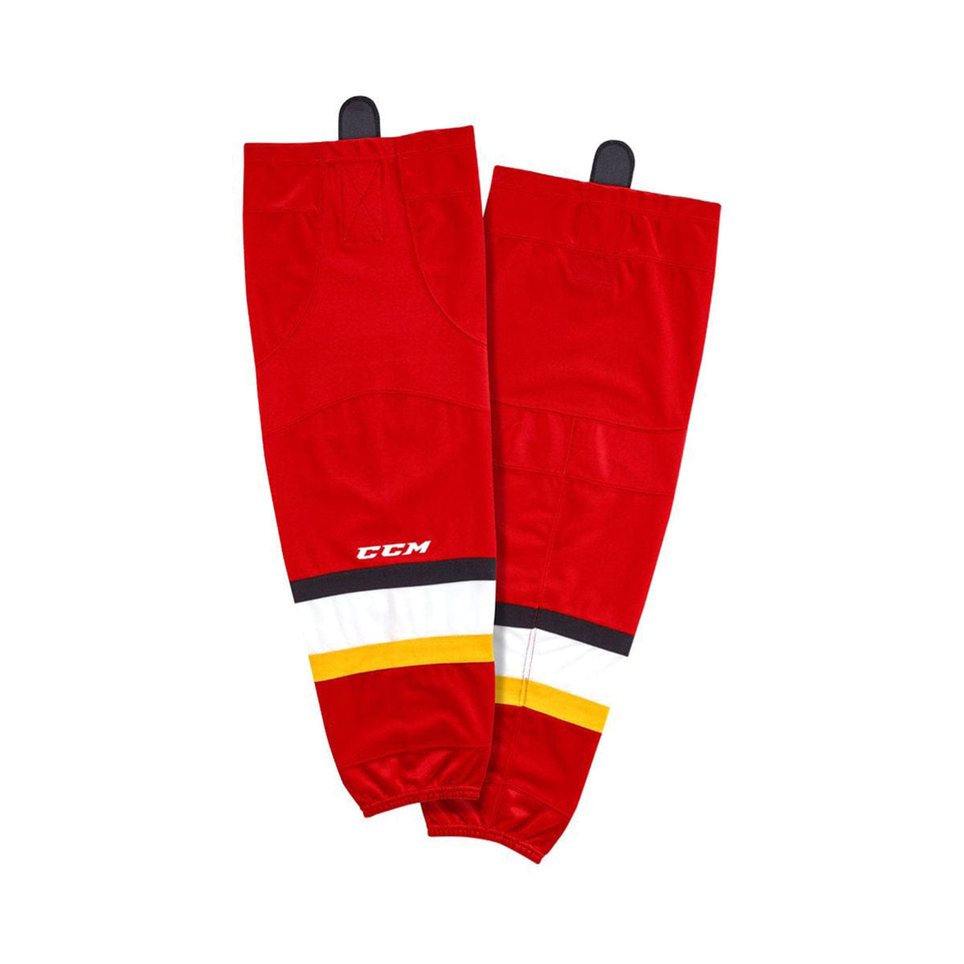 Calgary Flames Home CCM Quicklite 8000 Hockey Socks - The Hockey Shop Source For Sports