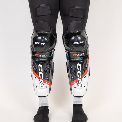 CCM Jetspeed FT680 Junior Hockey Shin Guards - The Hockey Shop Source For Sports