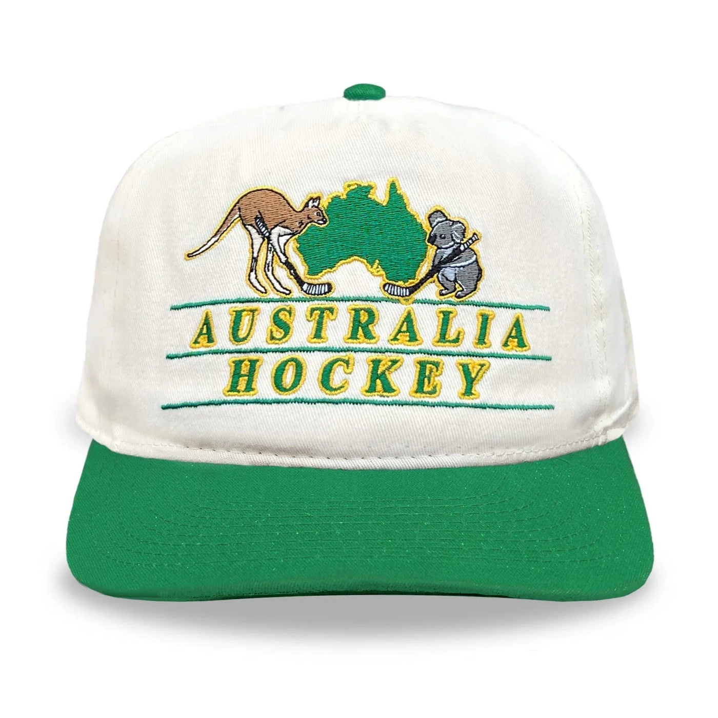 Celly Hockey Australia Hockey Snapback Hat - Cream - TheHockeyShop.com