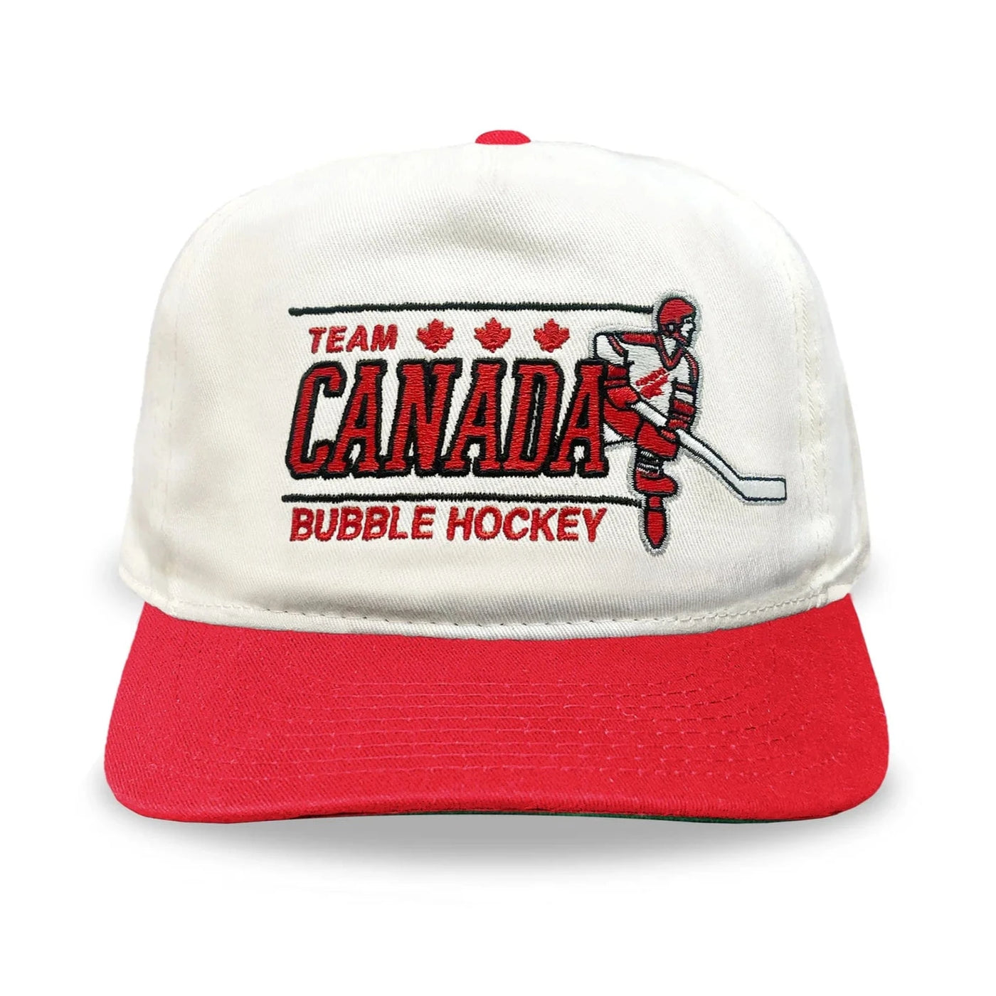 Celly Hockey Canada Bubble Hockey Snapback Hat - Cream - TheHockeyShop.com