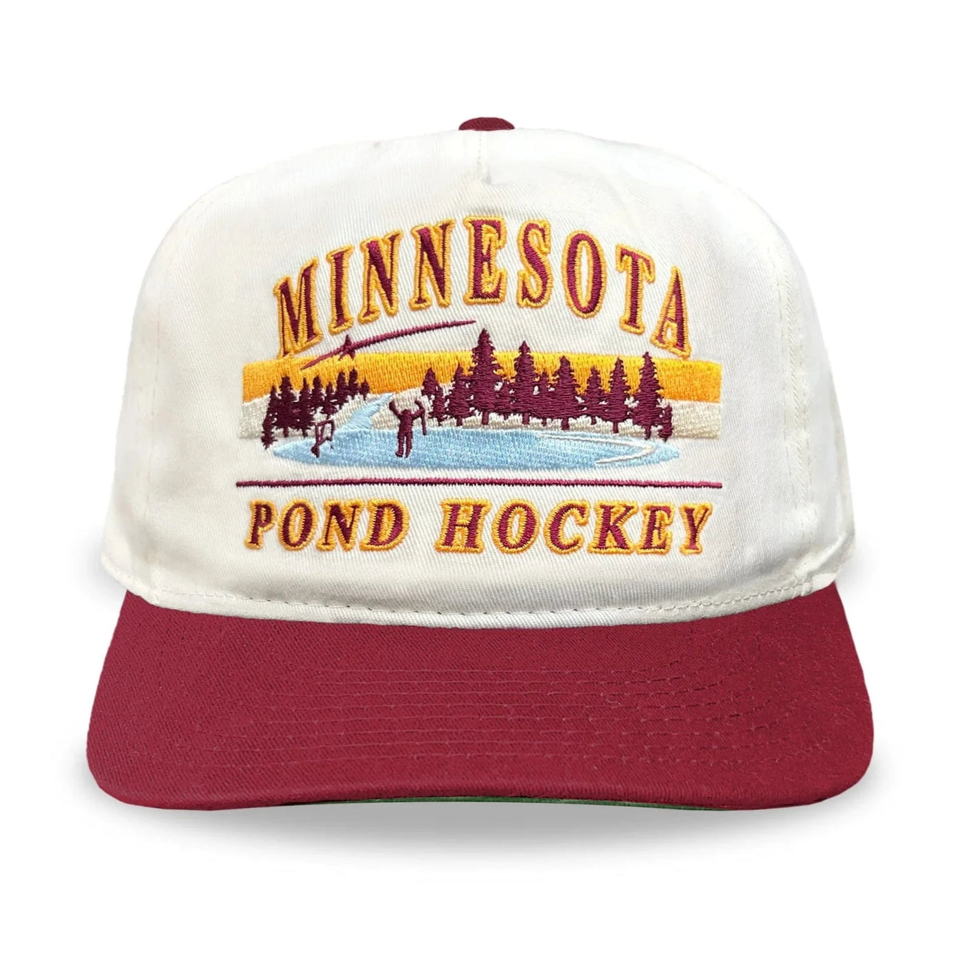 Celly Hockey Minnesota Pond Hockey Snapback Hat - Cream - TheHockeyShop.com