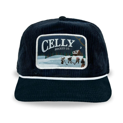 Celly Hockey Moonlight Skate Snapback Hat - Navy Corduroy - TheHockeyShop.com