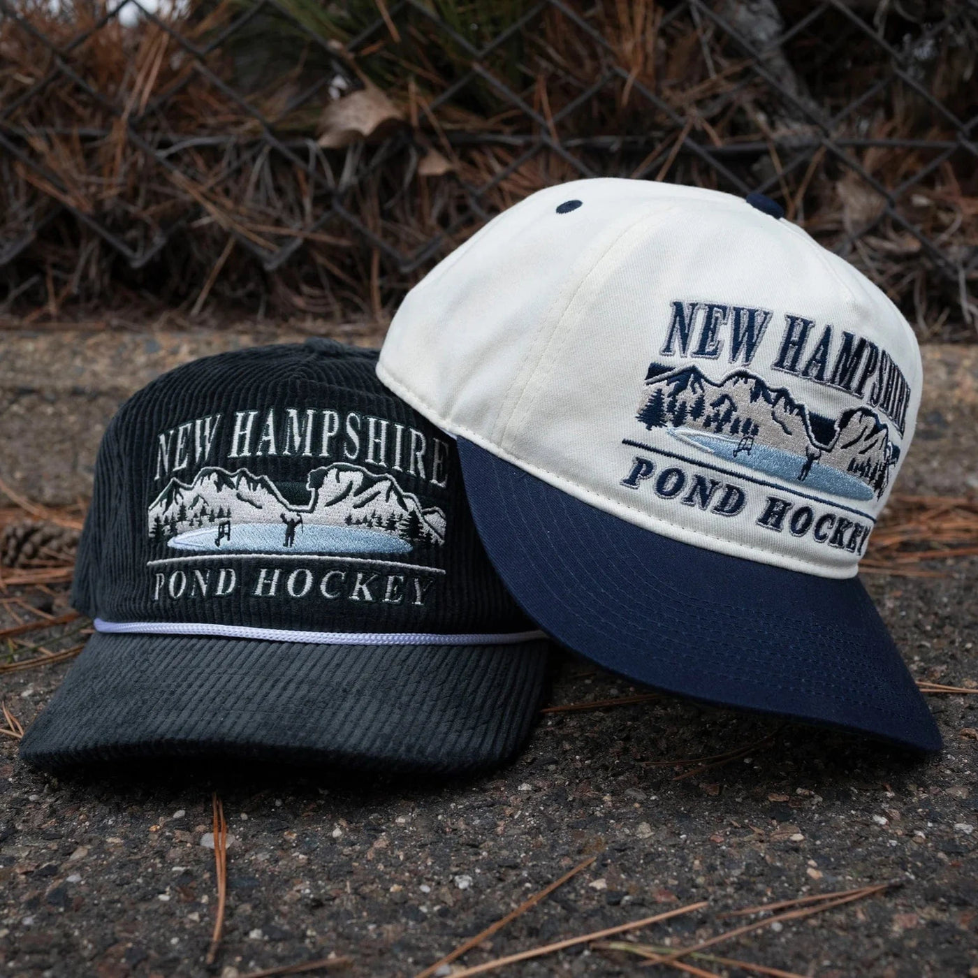 Celly Hockey New Hampshire Pond Hockey Snapback Hat - Cream - TheHockeyShop.com