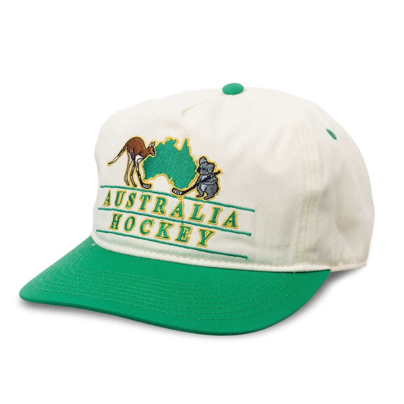 Celly Hockey Australia Hockey Snapback Hat - Cream - TheHockeyShop.com