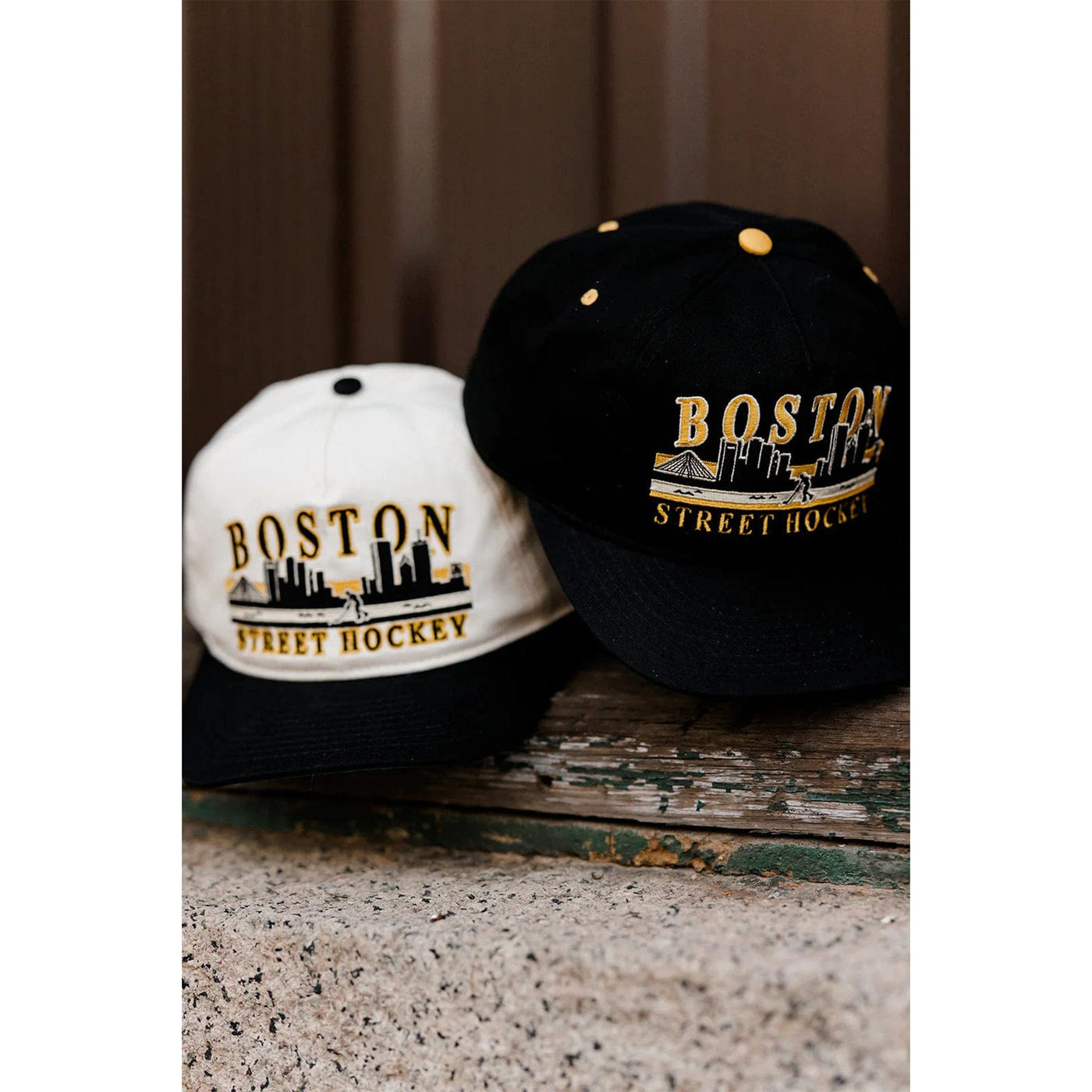 Celly Hockey Boston Street Hockey Snapback Hat - Cream - TheHockeyShop.com