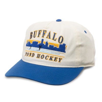 Celly Hockey Buffalo Pond Hockey Snapback Hat - Cream - TheHockeyShop.com