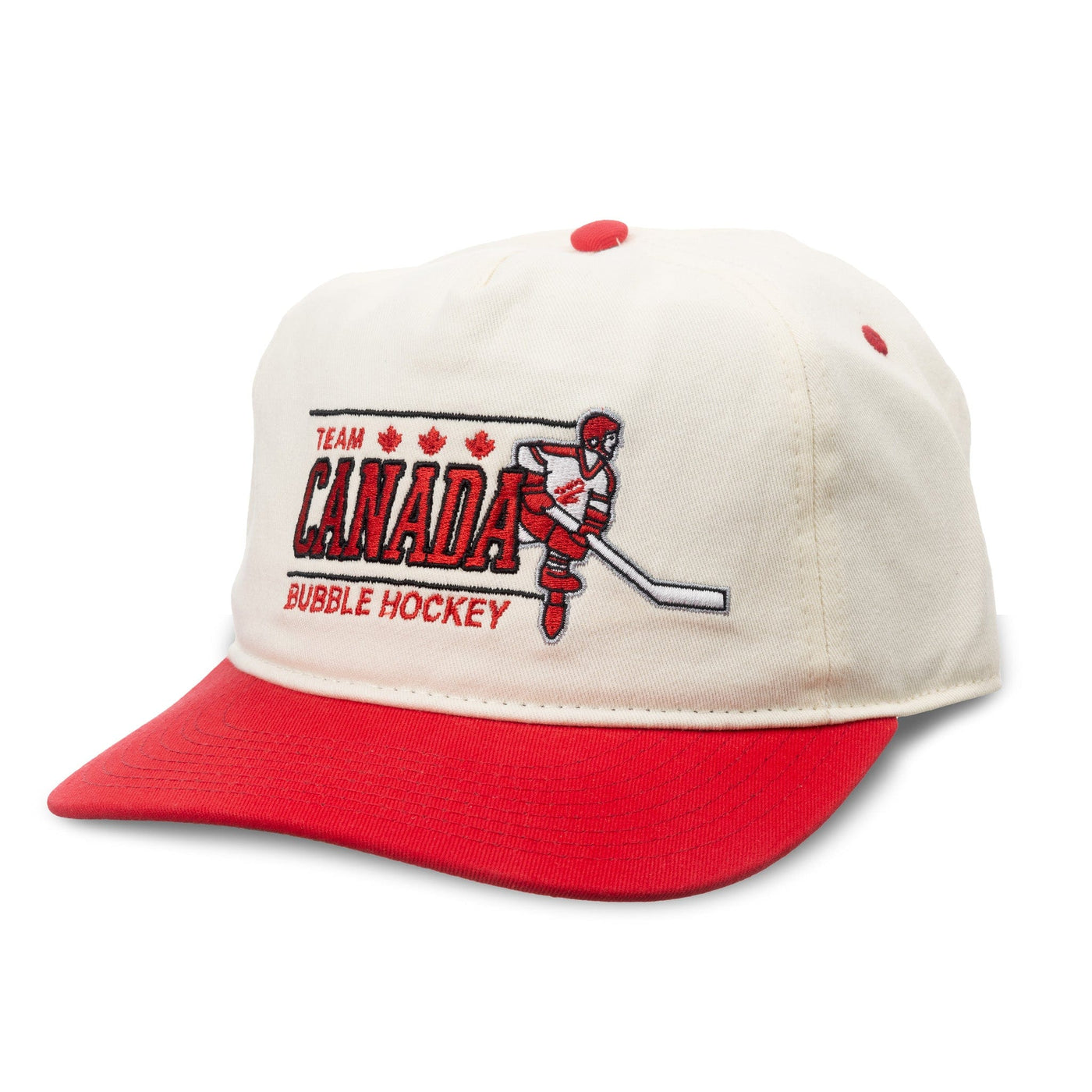 Celly Hockey Canada Bubble Hockey Snapback Hat - Cream - TheHockeyShop.com