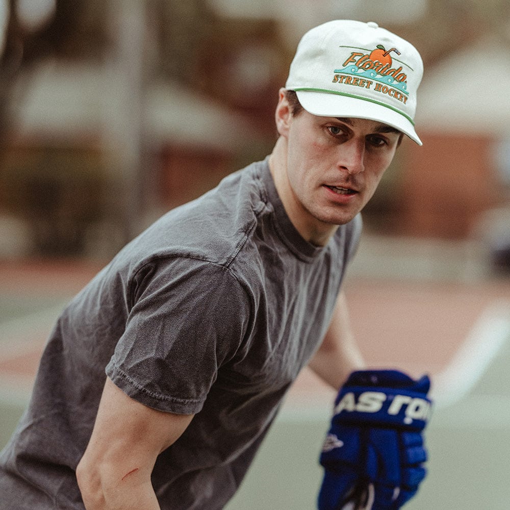 Celly Hockey Florida Street Hockey Snapback Hat - Cream - TheHockeyShop.com