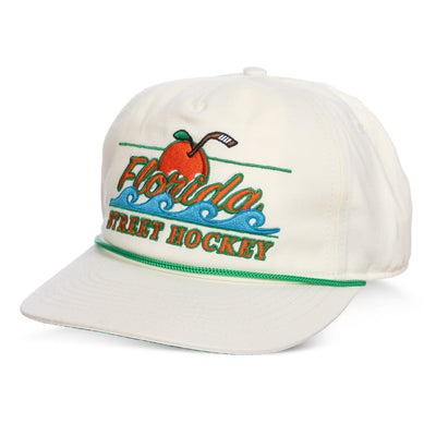 Celly Hockey Florida Street Hockey Snapback Hat - Cream - TheHockeyShop.com