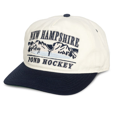 Celly Hockey New Hampshire Pond Hockey Snapback Hat - Cream - TheHockeyShop.com