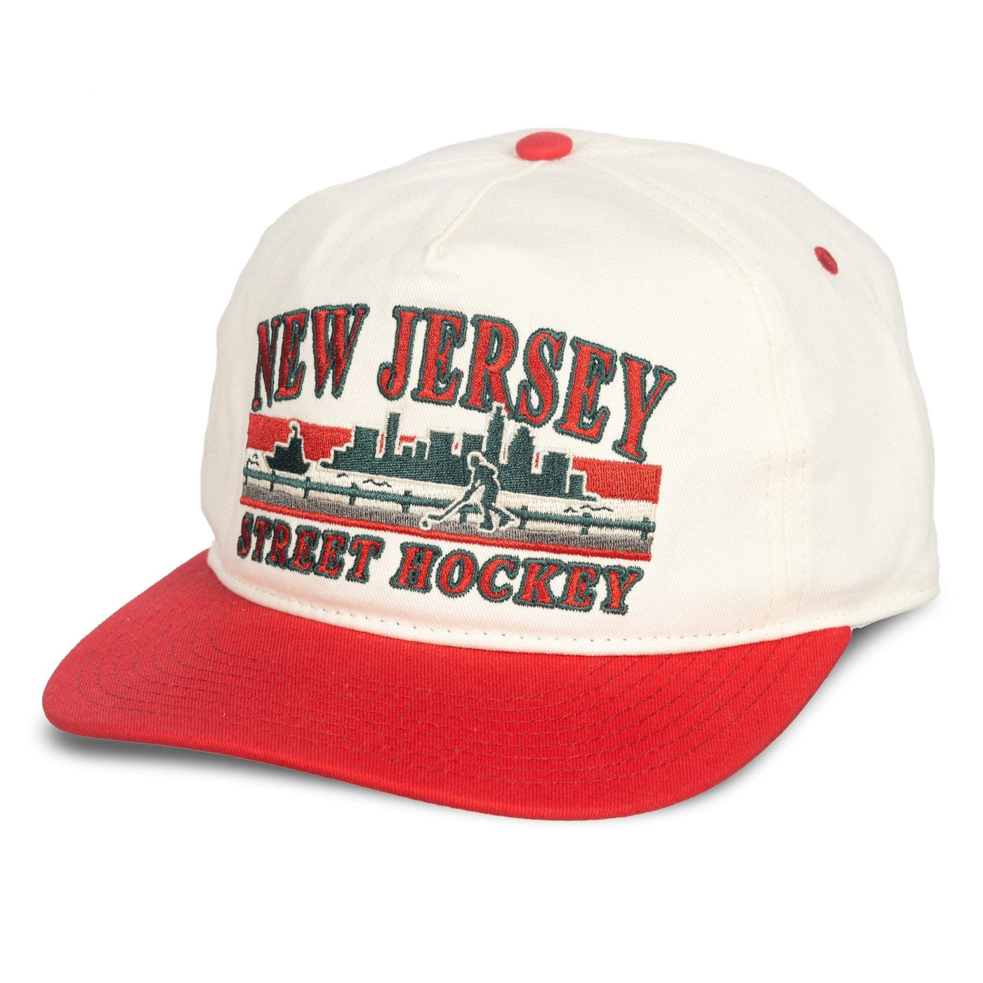 Celly Hockey New Jersey Street Hockey Snapback Hat - Cream - TheHockeyShop.com