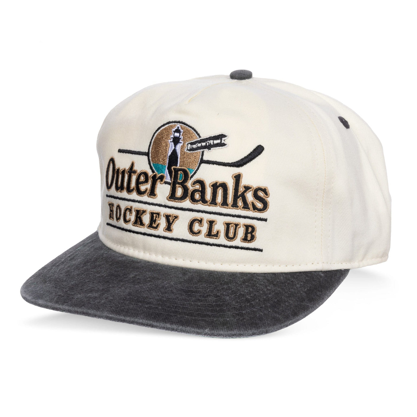 Celly Hockey Outer Banks Hockey Club Snapback Hat - Cream - TheHockeyShop.com