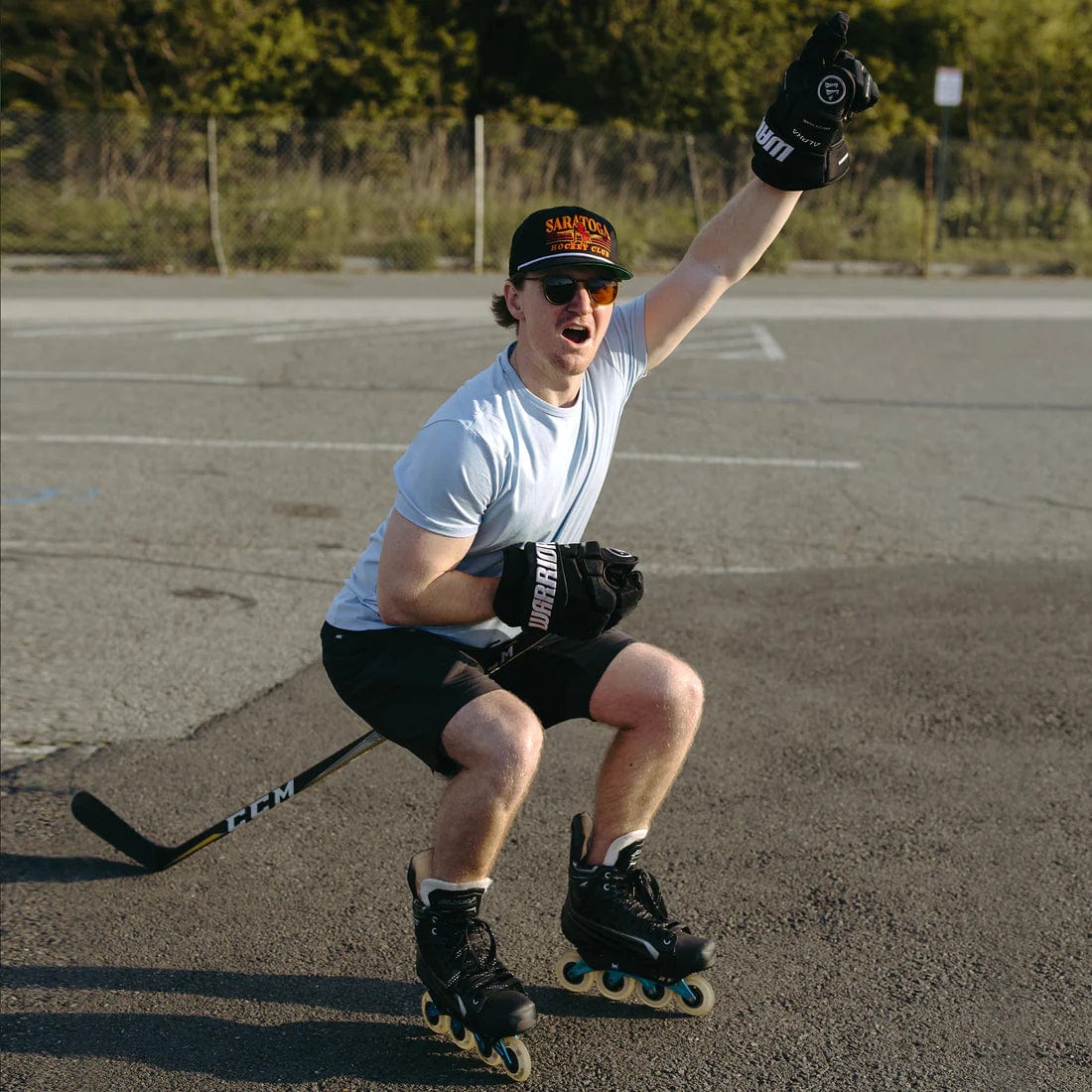 Celly Hockey Saratoga Hockey Club Snapback Hat - Black - TheHockeyShop.com