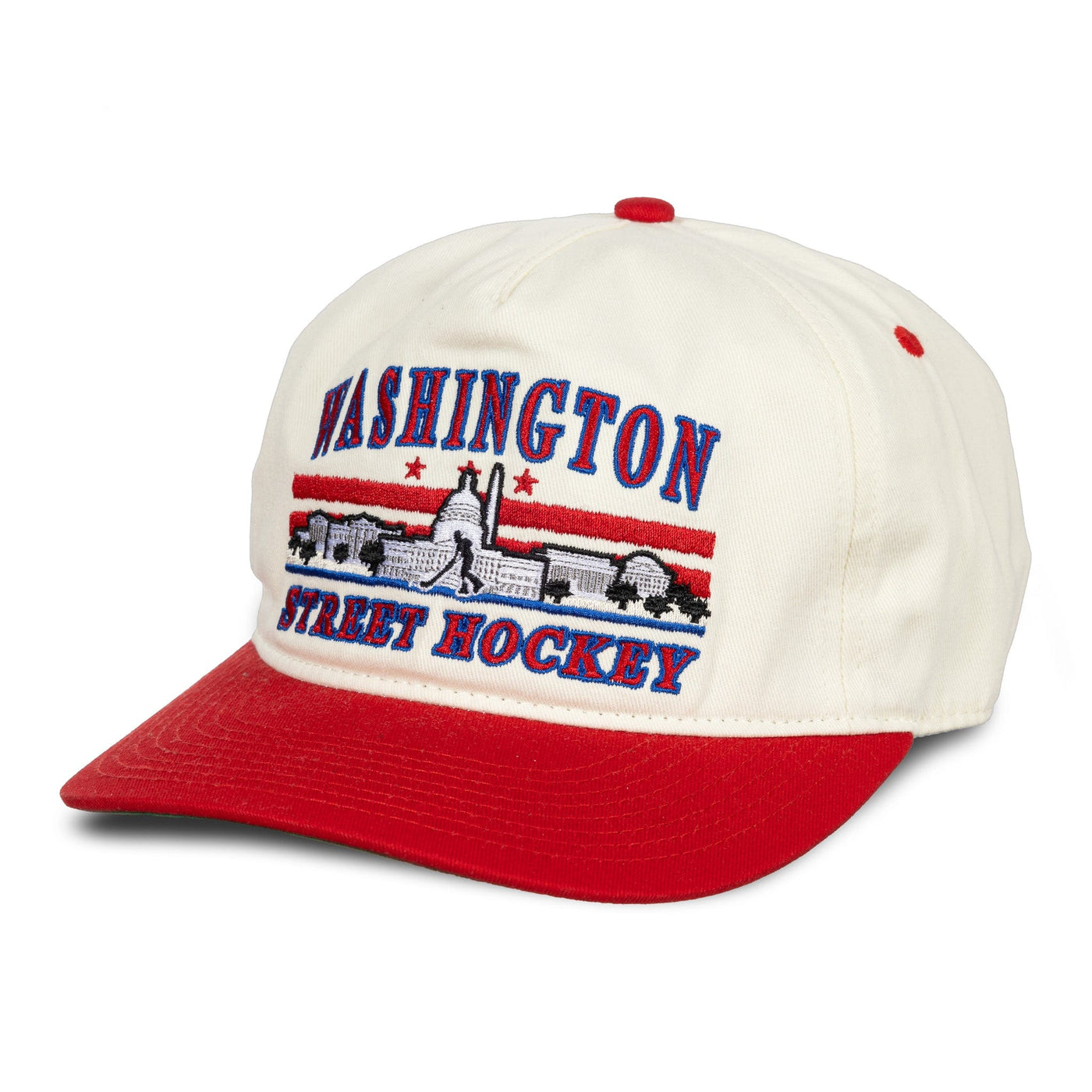 Celly Hockey Washington Street Hockey Snapback Hat - Cream - TheHockeyShop.com