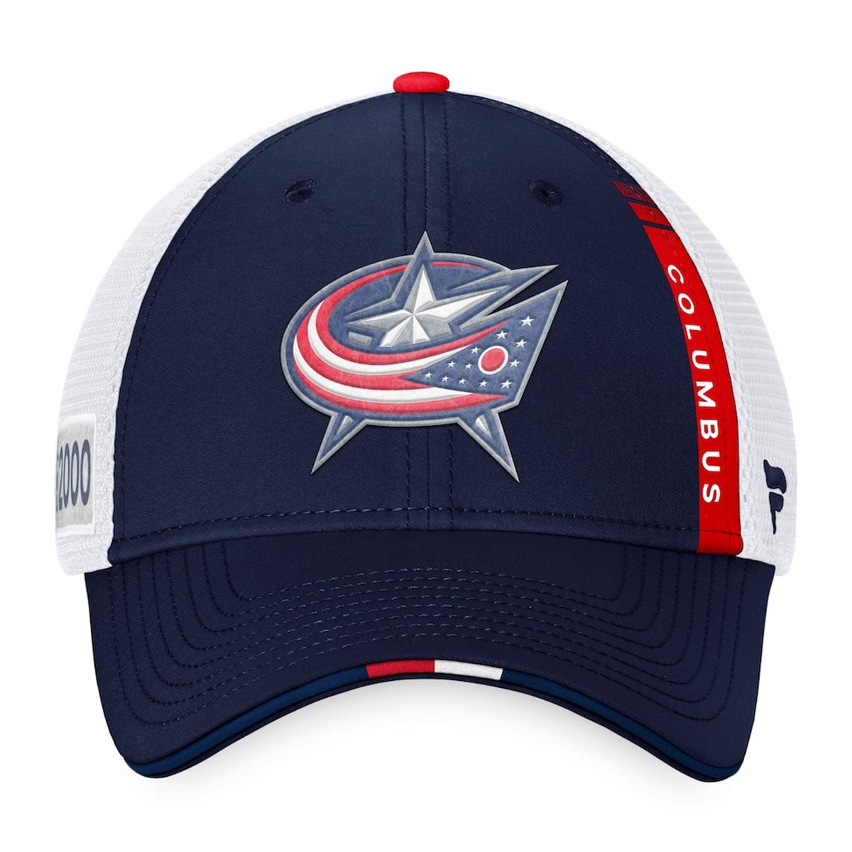 Columbus Blue Jackets Fanatics Authentic Pro Draft Structured Trucker Hat - The Hockey Shop Source For Sports