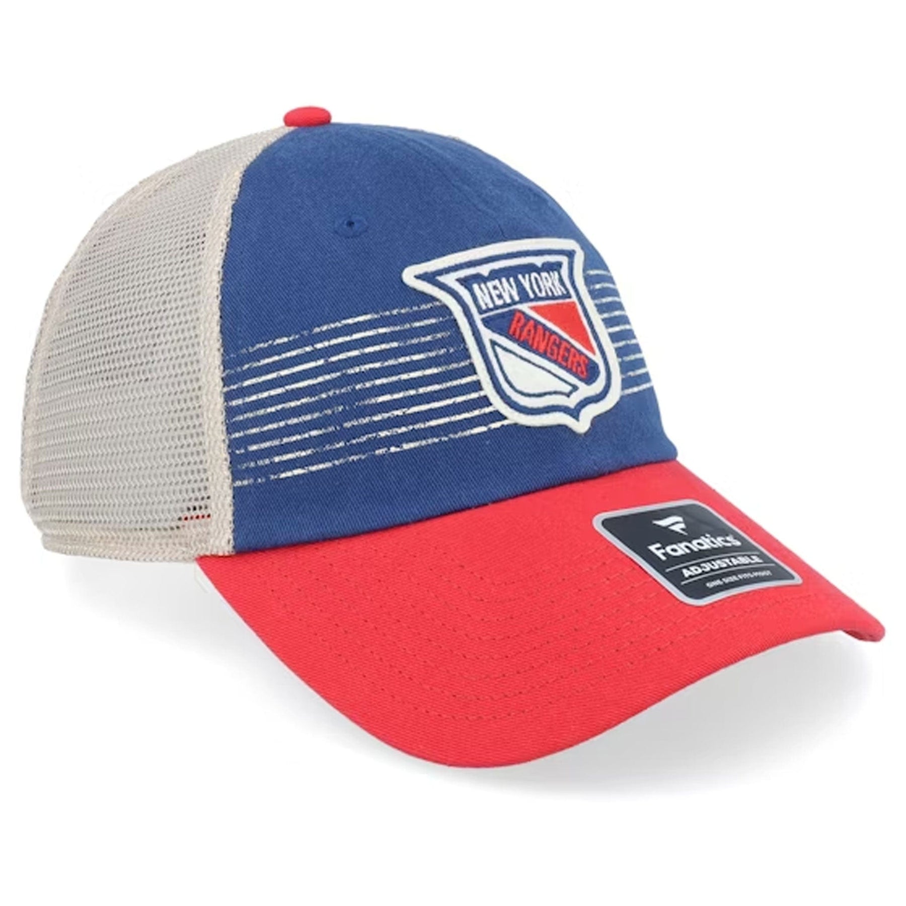 Fanatics Breakaway Cotton 5 Panel Adjustable Hat - New York Rangers