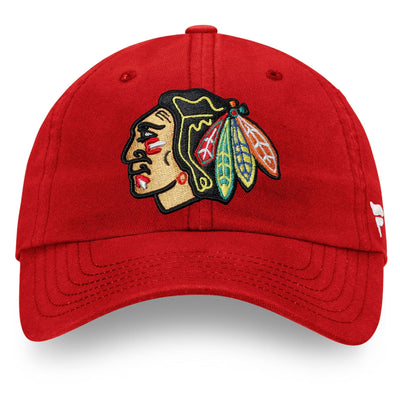 Fanatics Core Unstructured Primary Logo Adjustable Hat - Chicago Blackhawks - TheHockeyShop.com