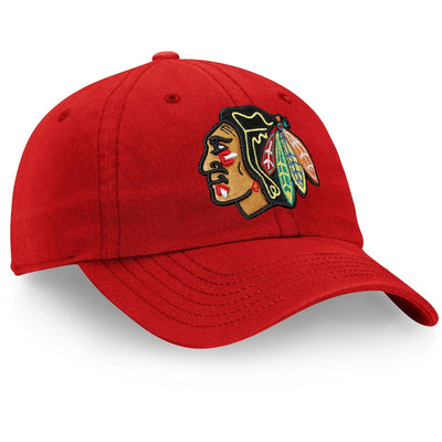 Fanatics Core Unstructured Primary Logo Adjustable Hat - Chicago Blackhawks - TheHockeyShop.com