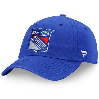 Fanatics Core Unstructured Primary Logo Adjustable Hat - New York Rangers - TheHockeyShop.com