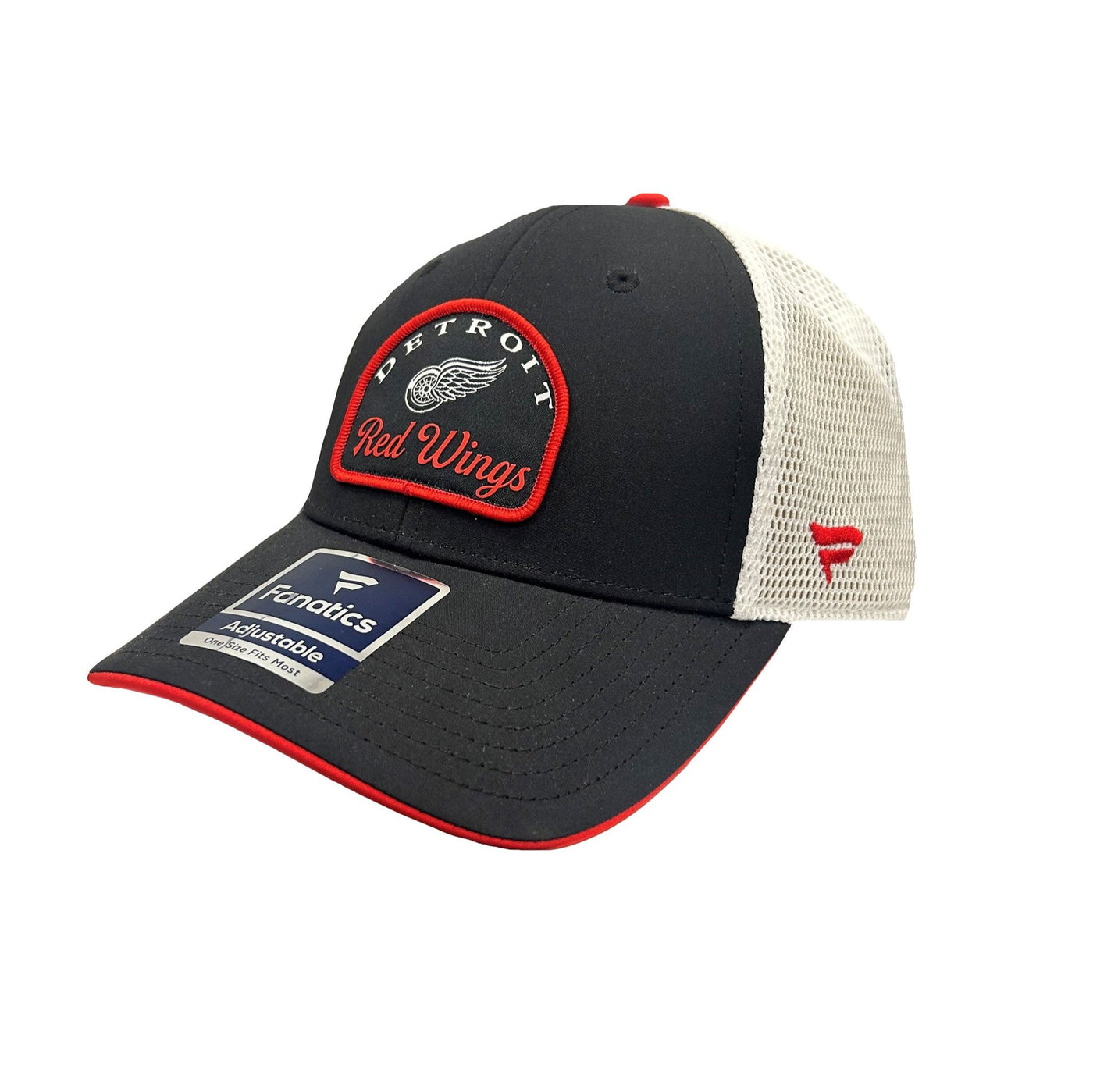 Fanatics Fundamental Structured Trucker Hat - Detroit Red Wings - TheHockeyShop.com