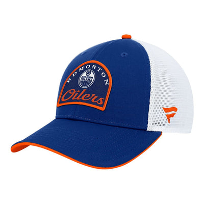 Fanatics Fundamental Structured Trucker Hat - Edmonton Oilers - TheHockeyShop.com