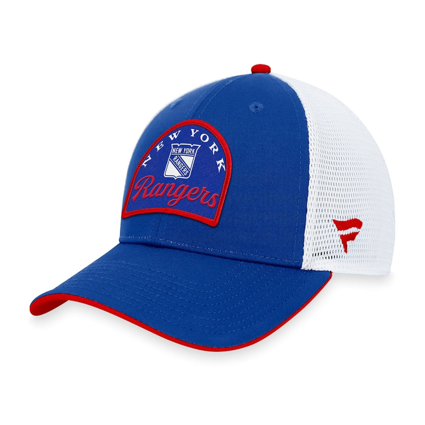 Fanatics Fundamental Structured Trucker Hat - New York Rangers - TheHockeyShop.com