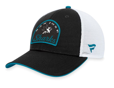 Fanatics Fundamental Structured Trucker Hat - San Jose Sharks - TheHockeyShop.com