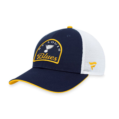 Fanatics Fundamental Structured Trucker Hat - St. Louis Blues - TheHockeyShop.com