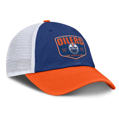 Fanatics One-Timer Cotton Structured Adjustable Mesh Hat - Edmonton Oilers - TheHockeyShop.com