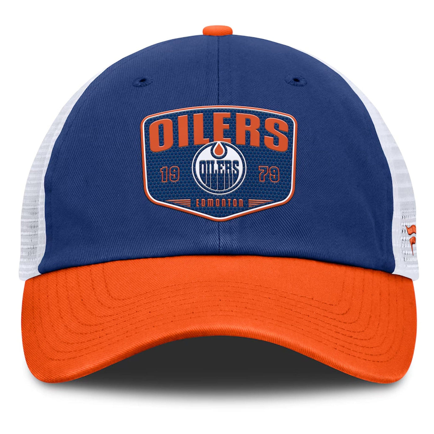 Fanatics One-Timer Cotton Structured Adjustable Mesh Hat - Edmonton Oilers - TheHockeyShop.com