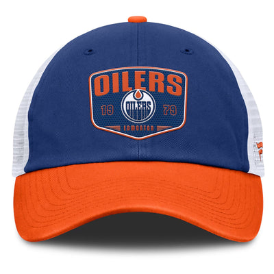 Fanatics One-Timer Cotton Structured Adjustable Mesh Hat - Edmonton Oilers - TheHockeyShop.com