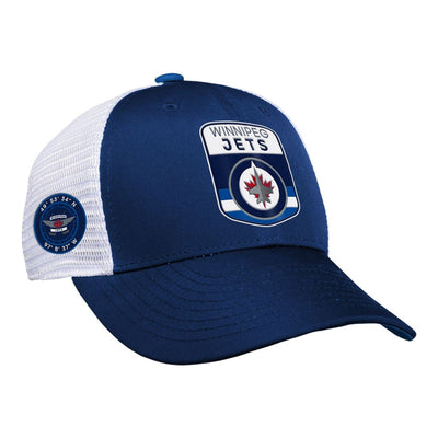 Winnipeg Jets- Fanatics NHL Draft Structured Trucker Youth Hat - TheHockeyShop.com