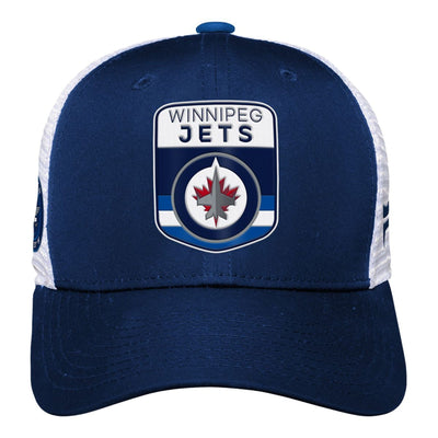 Winnipeg Jets- Fanatics NHL Draft Structured Trucker Youth Hat - TheHockeyShop.com