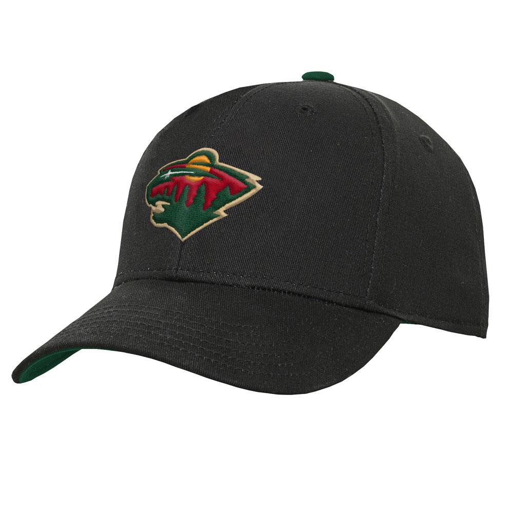 Outer Stuff NHL Structured Adjustable Youth Hat - Minnesota Wild - TheHockeyShop.com