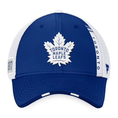 Toronto Maple Leafs Fanatics Authentic Pro Draft Structured Trucker Hat - The Hockey Shop Source For Sports