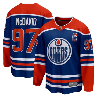 Fanatics Breakaway Senior Home Jersey - Edmonton Oilers Connor McDavid - TheHockeyShop.com