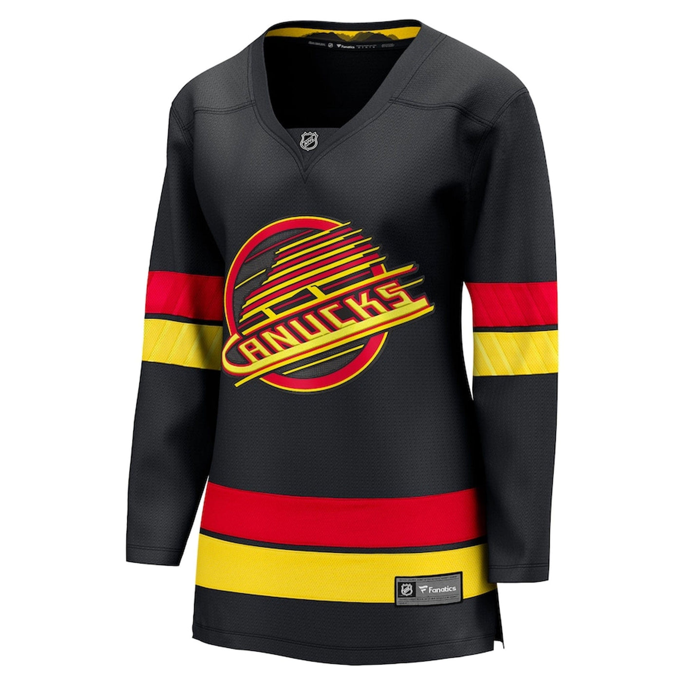 Fanatics Breakaway Womens Alternate Jersey - Vancouver Canucks Black Third Skate - TheHockeyShop.com