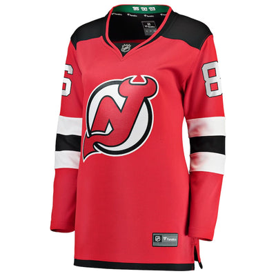 Fanatics Breakaway Womens Home Jersey - New Jersey Devils - Jack Hughes - TheHockeyShop.com